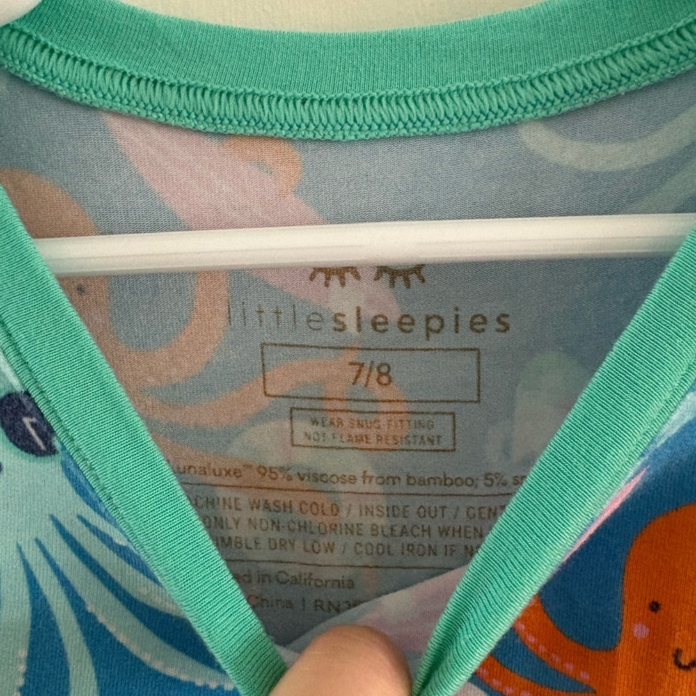 Little Sleepies Octopus Jammy Shirt - Picture 3 of 3